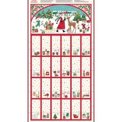 Christmas Wishes Fold Up Advent Calendar Panel | Quilting Cotton Fabric