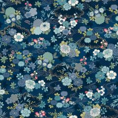 Kasumi Harmony Indigo 043B | Makower UK | Quilting Fabric