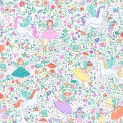 Fairy Dust Magic Garden White 049W | Makower UK | Quilting Fabric