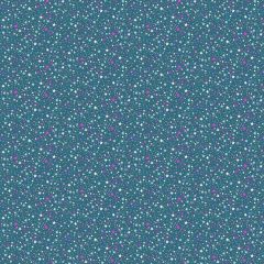 Fairy Dust Sparkle Teal 053T | Makower UK | Quilting Fabric