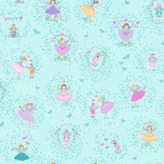 Fairy Dust Friends Turquoise 054T | Makower UK | Quilting Fabric