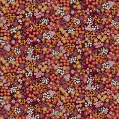 Revival Meadow Brown 058V | Makower UK | Quilting Fabric