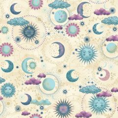 Luna Cosmos Cream 071Q | Makower UK | Quilting Fabric