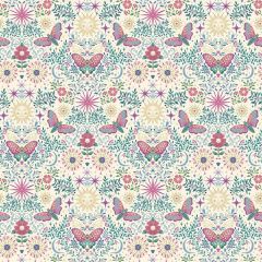 Luna Night Garden Cream 072Q | Makower UK | Quilting Fabric