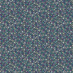 Luna Star Blue 074B | Makower UK | Quilting Fabric