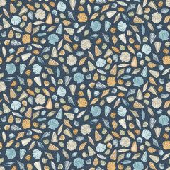 High Tide Beachcomber Dark Blue 079B8 | Makower UK | Quilting Fabric