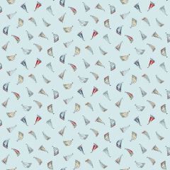 High Tide Sail Away Light Blue 080B2 | Makower UK | Quilting Fabric