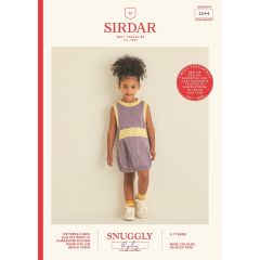 2544: Kids Cable Sweater Dress