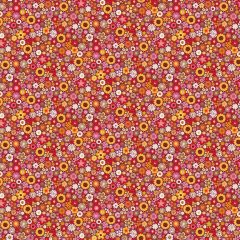 Mini Floral Red 2599/R | Autumn Days Makower | Quilting Fabric: Bolt End