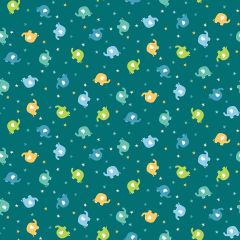 Ellie Scatter Blue 2603B | In The Jungle Makower | Quilting Fabric: Bolt End