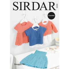 5205 Pinafore, Dress and Cardigans | Snuggly DK | Crochet Pattern