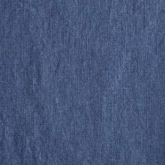 Washed Linen: Denim Blue | Dressmaking Fabric: Bolt End