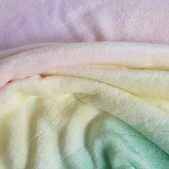 Pastel Rainbow Unicorn Cuddle Fleece | Dressmaking Fabric