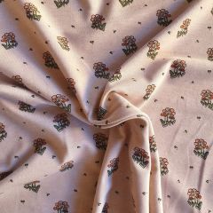 Bamboo Jersey: Small Flowers | Dressmaking Fabric