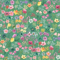 Flower Collection Flower Library Grass BG032 | Lewis & Irene | Quilting Fabric