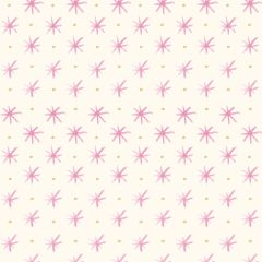 Flower Collection Stars Rose BG037 | Lewis & Irene | Quilting Fabric