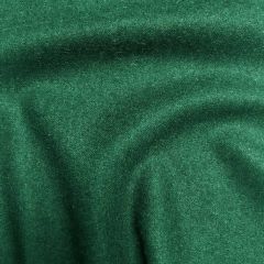 Trouserweight Wool Rich Flannel: Green | Dressmaking Fabric