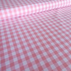 Yarn Dyed Cotton Gingham: Pink: Bolt End