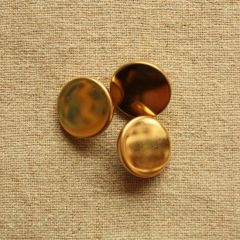 Metal Blazer Button: 19mm: Gold