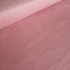 Cotton 4.5 Wale Washed Corduroy: Pink | Dressmaking Fabric: Bolt End