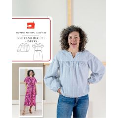 Positano Blouse & Dress | Liesl & Co | Sewing Pattern 