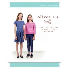 Girl On The Go Dress & Top, 8-18yrs | Oliver + S | PDF Sewing Pattern