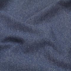 Panama Canvas: Navy Blue | Interiors Furnishing Fabric: Bolt End