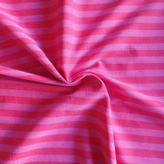 Cotton Yarn Dyed Striped Shirting: Pinks | Dressmaking Fabric