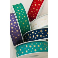 Glisten Ribbon: 25mm | Christmas Haberdashery