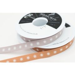 Scandi Star Ribbon: 12mm | Christmas Haberdashery