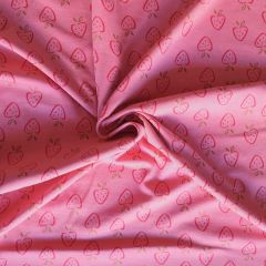 Cotton Jersey: Strawberry Pink | Dressmaking Fabric