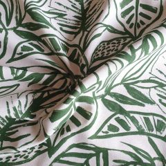 Toile Savoie: Pamela Leaf Green | Interiors Furnishing Fabric: Bolt End