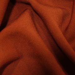 Viscose Challis: Rustic Orange | Dressmaking Fabric: Bolt End